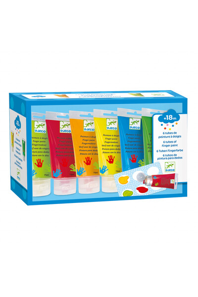 djeco Acuarele 6 culori pentru pictat cu mana, Djeco, varianta casual