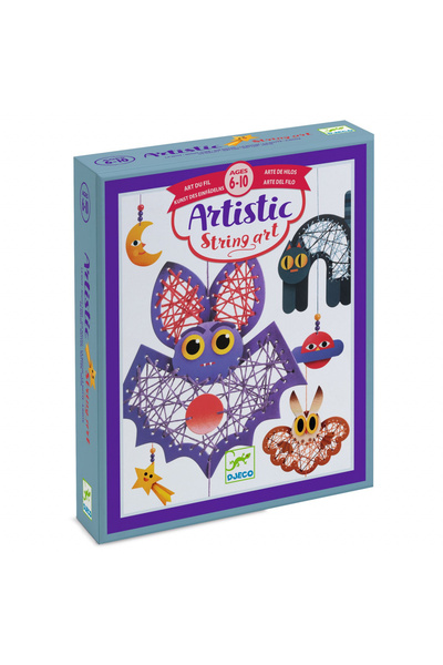 djeco Set creativ de cusut Pe timp de noapte, Djeco, super distractiv