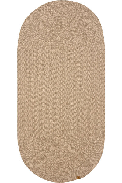 Cool Halı Glenn Bej Oval Mutfak Halısı El Örgüsü Bohem Paspas Jüt Hasır Görün...