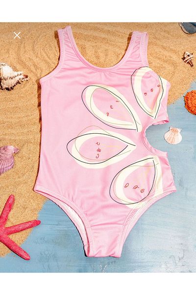 mikam Girl's Ruffled, Stylish Design, Mayo/Mayo Will Hit the Summer with Its Affordable Price