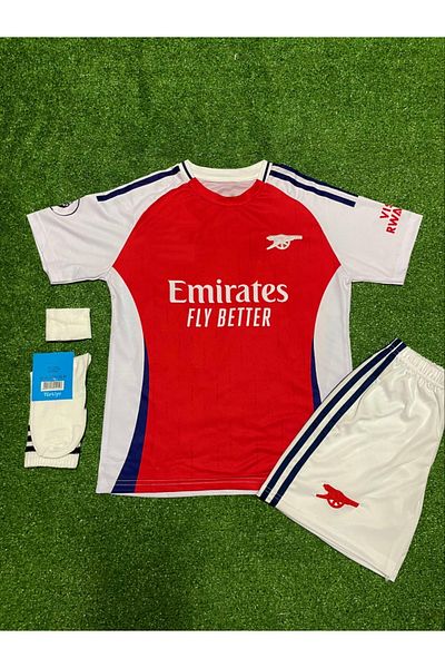 MONTENERO Arsenal 2024/25 season martin ødegaard home kids jersey set of 4