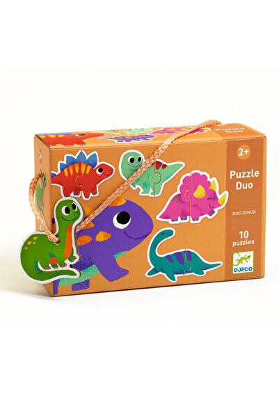 djeco Puzzle duo Micii Dinozauri, Djeco, selectie creative kids