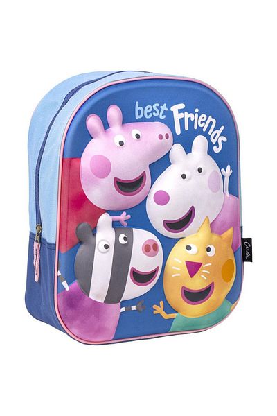 Peppa Pig 3D Peppa Pig Backpack, 25 x 33 x 10 cm