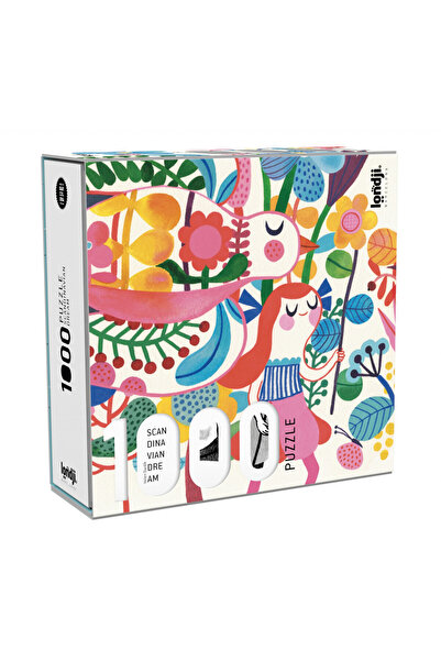 Londji Puzzle 1000 piese Vis scandinav, Londji, super distractiv