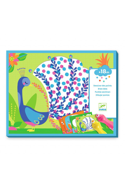 djeco Joc creativ de pictat pentru cei mici Doar puncte, Djeco, super distractiv
