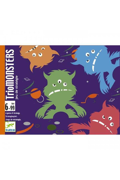 djeco Joc de carti TrioMonsters, Djeco, varianta universala play
