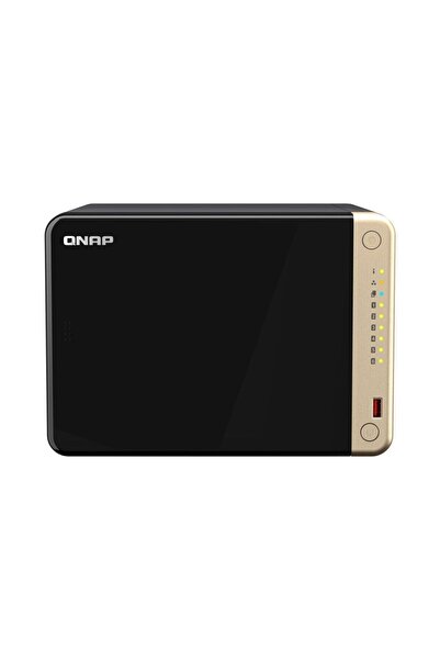 Qnap TS-664-8G 8 جيجابايت 6 فتحات 2x2.5 جيجابايت منفذ USB3.2 وحدة تخزين NAS