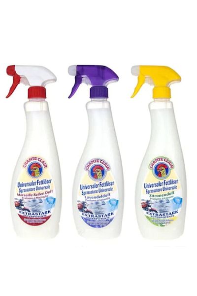 chante clair Set Degresant universal Chanteclair 600 ml Marsiglia, Lavanda si Lamaie, 3x600ml