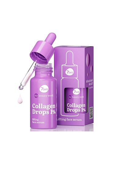 7DAYS Ser facial cu efect de lifting 7Days COLLAGEN DROPS 20 ml