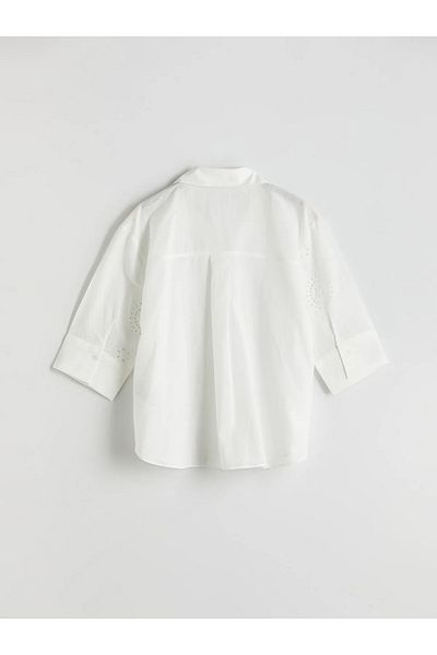 LC Waikiki Openwork Oversize Women's Shirt