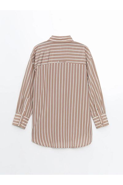 LC Waikiki Striped Oversize Women's Shirt Tunic