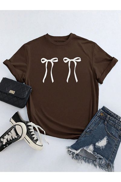 uyguntarz Μπλουζάκι με στάμπα Unisex με διπλή κορδέλα