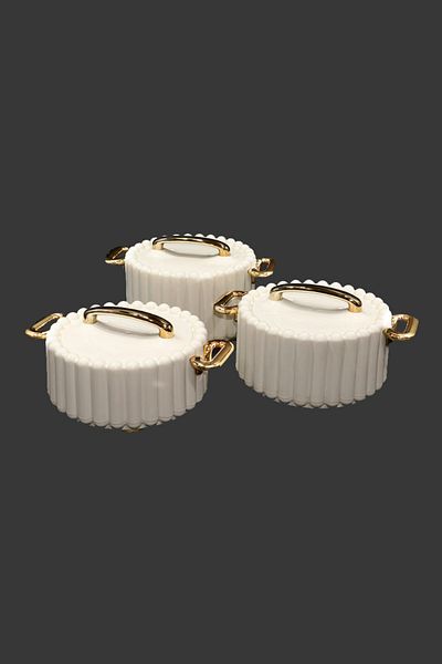 Generic طقم حافظات طعام 2500/2000/1500مل