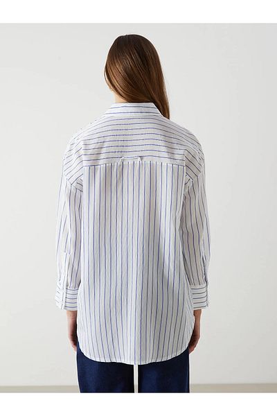 LC Waikiki Striped Oversize Women's Shirt Tunic