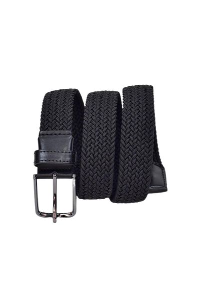 KAMER Men's Woven Braided Belt Elastic, Stretch Feature Bgl-St04588