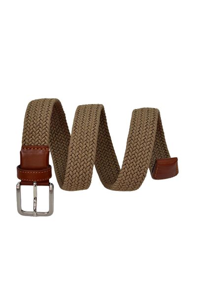 KAMER Men's Woven Braided Belt Elastic, Stretch Feature Bgl-St04588