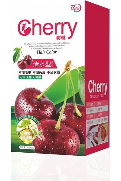 Peach كريم صبغة شعر بزيت الزيتون خالية من المواد الكيميائية لتغطية الشعر الرمادي اسود طبيعي 500×2 مل