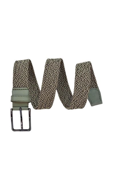 KAMER Men's Woven Braided Belt Elastic, Stretch Feature Bgl-St04587