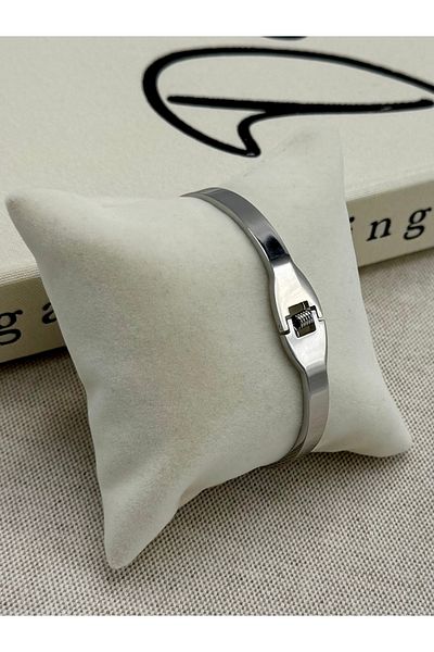 DEEPWELL Silver Color Women's Steel Bracelet Dbw012