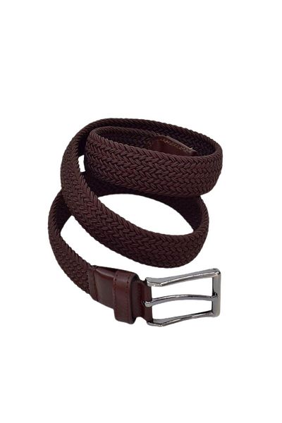 KAMER Men's Woven Braided Belt Elastic, Stretch Feature Bgl-St04588