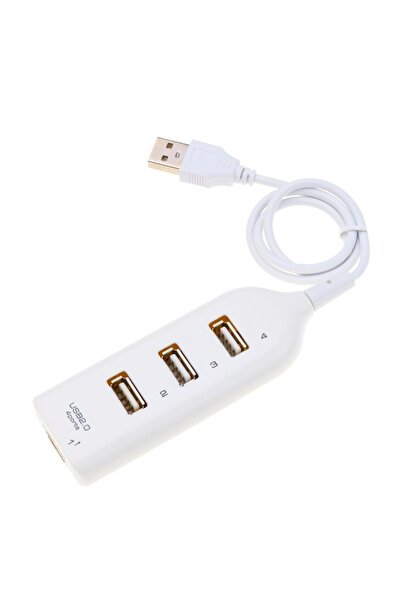 TECHSTAR Hub USB Techstar® HB2, USB 2.0 de mare viteză, 4 porturi USB 2.0, alb