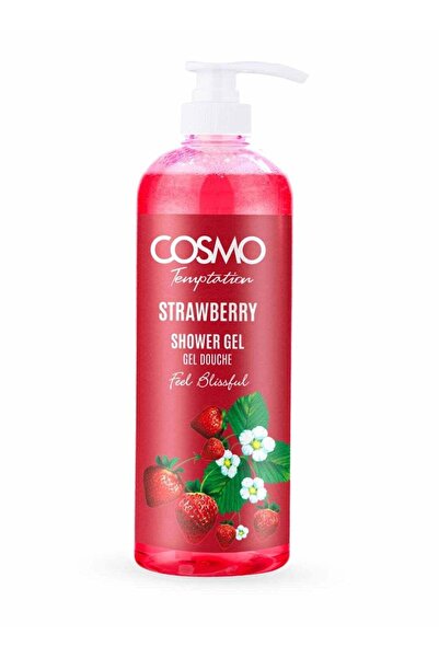 Cosmo Shower Gel Body Wash Temptation Strawberry 1000 ml