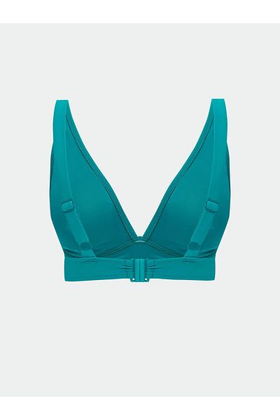LC Waikiki Γυναικείο μπικίνι LCW DREAM με πράσινο απλό αφαιρούμενο μαξιλαράκι