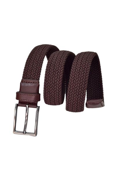 KAMER Men's Woven Braided Belt Elastic, Stretch Feature Bgl-St04588