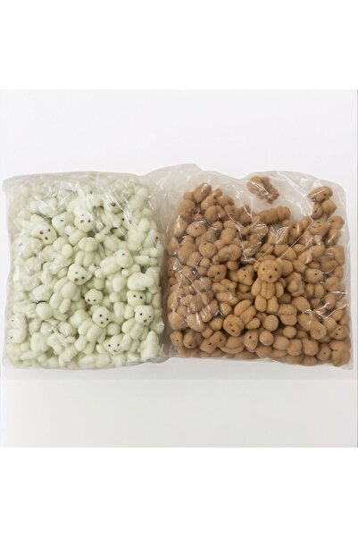 Butik Center بوتيك سنتر ديكور دب صغير من القطيفة 10 قطع