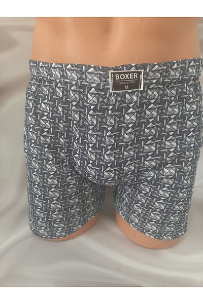 Butik Navy Blue 100% Cotton Comfortable Convenient Men's Boxer