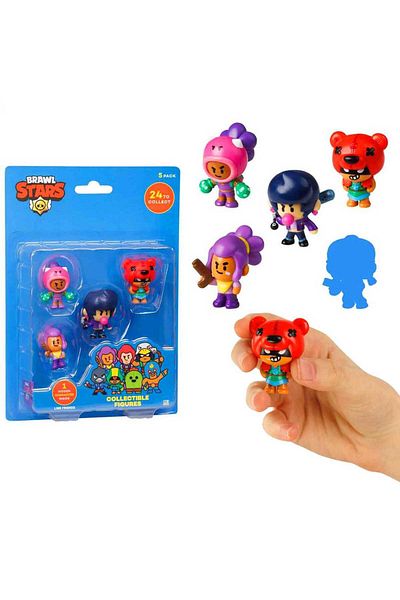 BRAWL STARS I Chose I Bought Brw2040 Collectible Figures Set of 5 3
