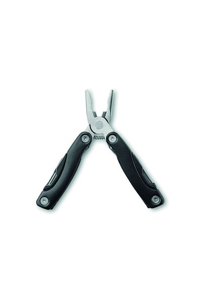 dalimag Mini tool set, multifunctional patent pliers, stainless steel and metal, 9 functions, black