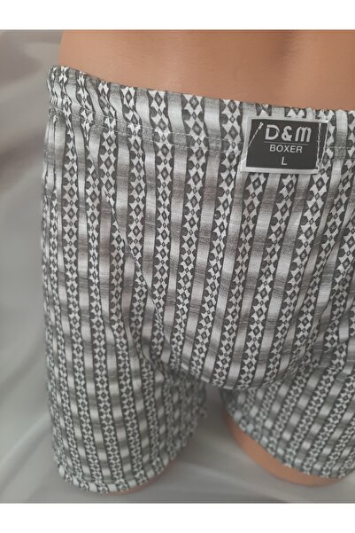 Butik Black Pattern 100% Cotton Cotton Comfortable Convenient Men's Boxer