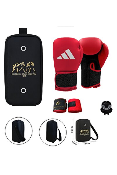 adidas Adih25 Hbyrid25 Boks Eldiveni Kick Boks Muay Thai Eldiveni 3'lü Set ve Eldiven Taşıma Çantalı