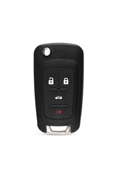 TECHSTAR Carcasă cheie auto Opel, Chevrolet, Spark, Vauxhall, Insignia, Astra, Corsa, Zafira, 4 butoane