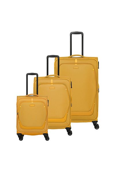 Travelite Umbria 4 wheels Suitcase set 3-piece with expansion pleat