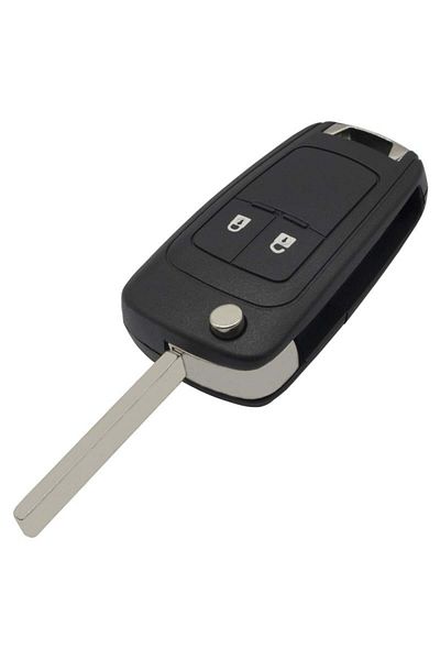 TECHSTAR Carcasă cheie auto Chevrolet, Vauxhall, 2 butoane