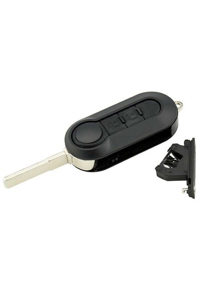 TECHSTAR ® Carcasă cheie auto Fiat 500, Ducato, Bravo Stilo, Punto, Panda, 2 butoane