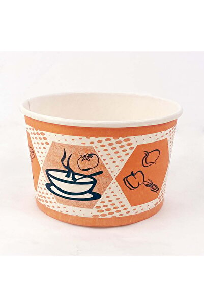 Famed 16 oz First Class Paper Soup Bowl with Non-Leaking Lid Pack of 50