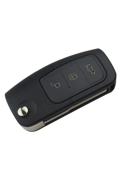 TECHSTAR Carcasă cheie auto Ford Focus, Fiesta, Mondeo, Galaxy, Kuga, C-max, 3 butoane