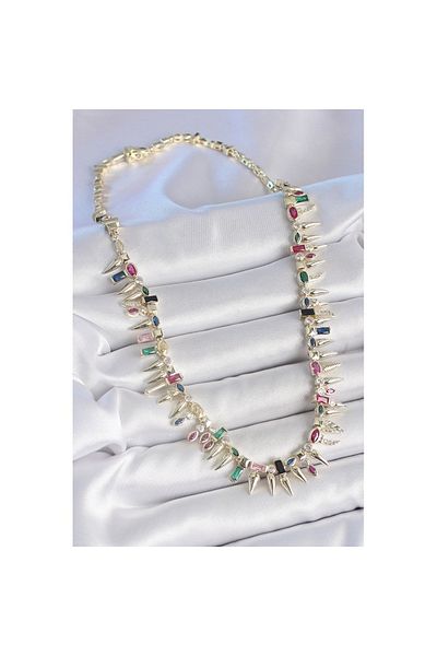 Skygo Brass Gold Color Zircon Stone Thorn Model Vip Series Women's Necklace - Tj-Bko10203