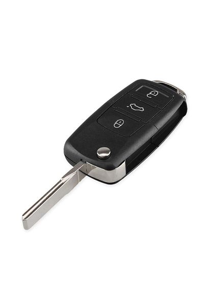 TECHSTAR Carcasă cheie auto Volkswagen VW Golf, Polo, Passat, Touran, Transporter, EOS, 3 butoane