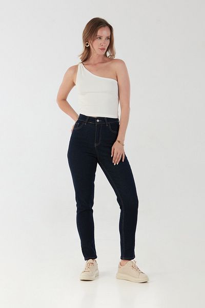 Fulla Moda Μπλούζα με κορδόνι με αγκράφα με έναν ώμο