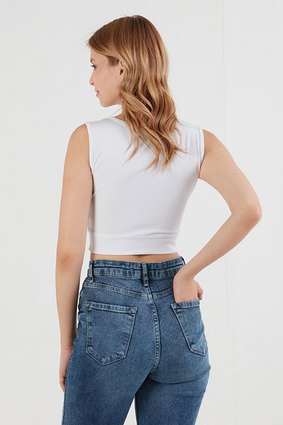 Fulla Moda Βασικό σώμα με λαιμόκοψη V