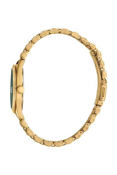 Esprit Ρολόι ES1L340M0075 Γυναικείο σε Χρυσή Απόχρωση με Πράσινο Καντράν και Μηχανισμό Quartz