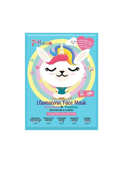 7th Heaven Masca Faciala Exfolianta Cu Efect De Iluminare Llamacorn 1 Buc