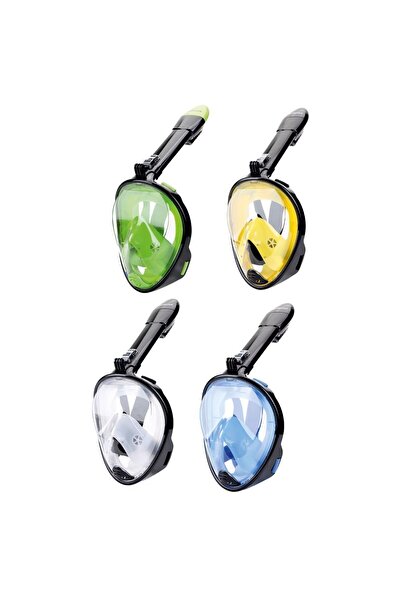 Shoplandu معدات قناع الغوص لكامل الوجه مقاس S-M، مجموعة مضادة للضباب لكامل ال...