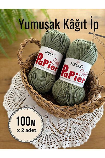 Hobianna Hello Soft Paper Yumuşak Kağit İpler No:14 - 2 adet