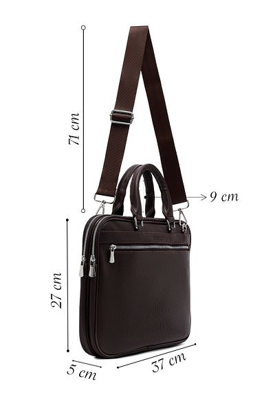 Derimod Men's Brown Briefcase 22Wbd3002Ft