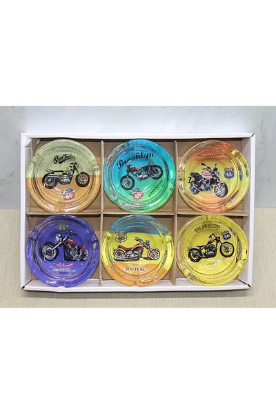 feifei Glass Ashtray (Alk3657)
